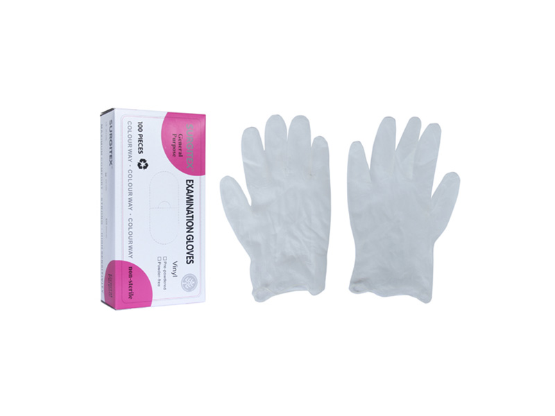 non-sterilized vinyl examination gloves